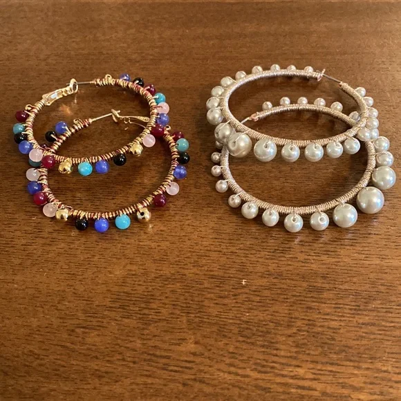 🆕 2 Pairs REBECCA MINKOFF Earrings 🆕 - Picture 1 of 9